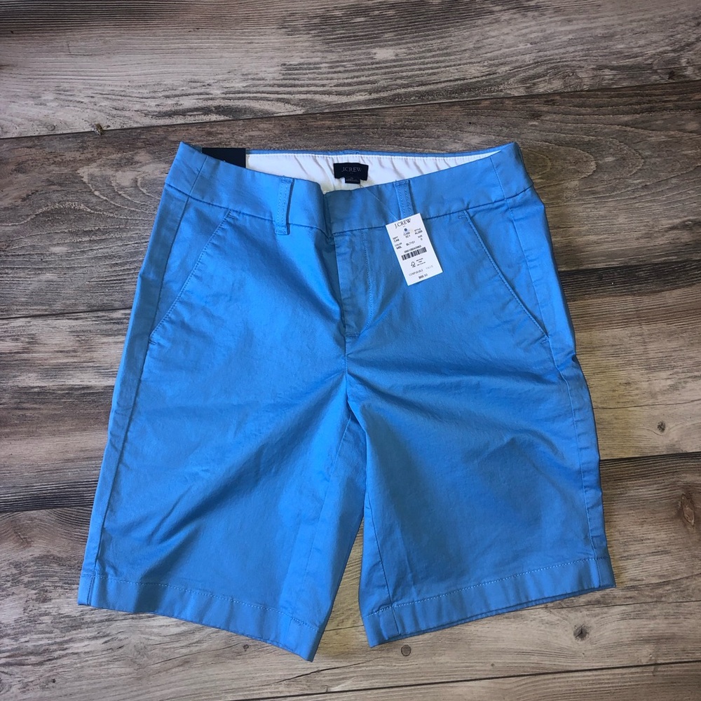 J.Crew⛴️ 9” Frankie Bermuda Chino Shorts in Seacrest Blue nwt